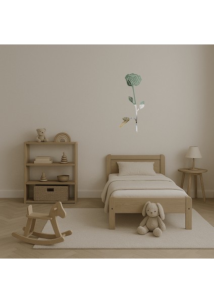 Klasik Çiçek Desenli Dekoratif Aynalı Tablolar - MRS3675-7741 fırsatları
