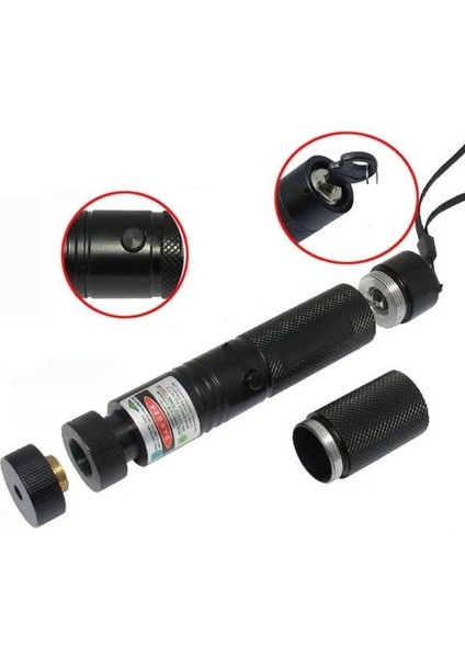 Yüksek Güçlü Şarjlı Yeşil Lazer Pointer, Profesyonel Kullanım, Kilitli ve Taşınabilir indirimleri