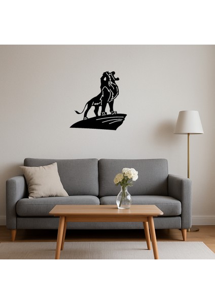 Aslan Kral Simba Dekoratif Mdf Tablo - MRS9688-2638 fırsatları