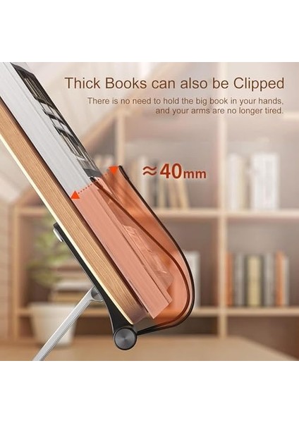 Profesyonel Kitap Okuma Tutucu Ders Çalışma Sunum Standı Kaliteli Karbon Çelik ve Ahşap Malzeme 360 Derece Döner Yüksekliği ve Açısı Ayarlanabilir Tablet Tutucu Kullanım TM13 Açık Kahve modelleri
