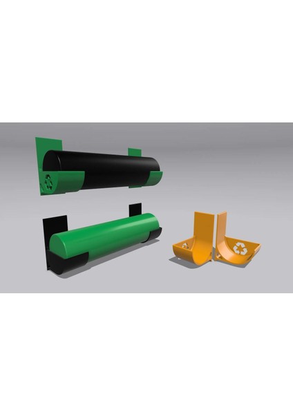 Beyaz Çöp Torbası Rulo Tutucu Seti, Pratik ve Kullanışlı 2'li Paket fiyatları