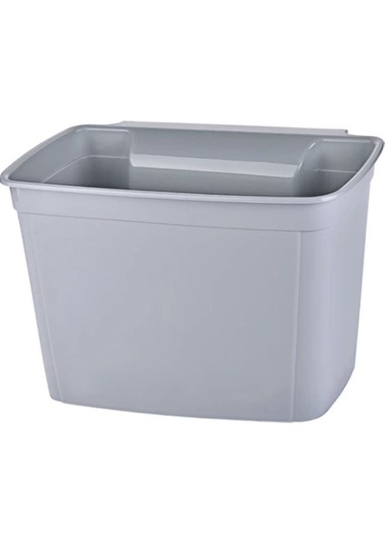 Şık Askılı Çöp Kutusu, 4 Lt, Gri Renkli, Pratik ve Kullanışlı Tasarım
