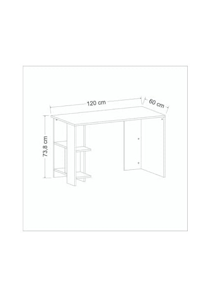 Dizayn Alya Çalışma Masası Safir Meşe modelleri