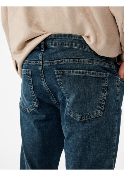 Cepli Normal Bel Pamuklu Slim Fit Jean Pantolon - Brad Jean modelleri