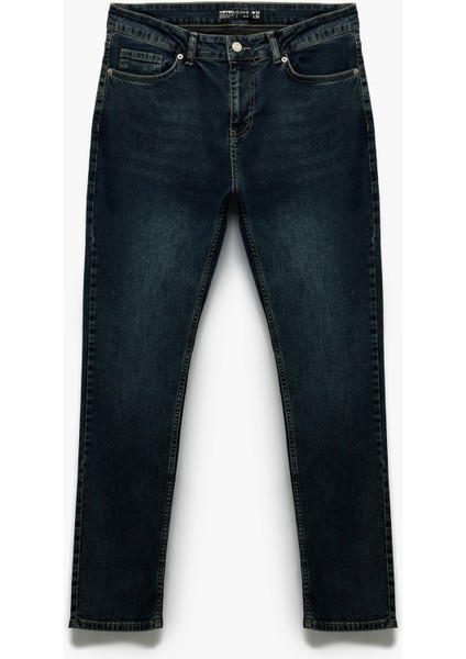 Cepli Normal Bel Pamuklu Slim Fit Jean Pantolon - Brad Jean fırsatları