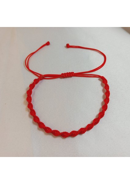 Unisex Kırmızı Makrome Örgü Asansörlü Ayarlanabilir Bileklik, Spiral Makrome Örgü Ip Bileklik, Makrome Bileklik, Örgü Bileklik, Ip Bileklik, Spiral Makrome Örgü Bileklik fırsatları