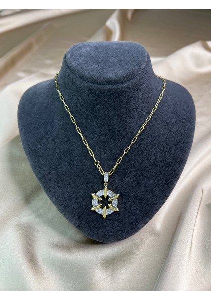 Gold Çelik Kolye