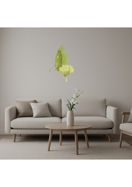 Estetik Doğal Kelebek Duvar Süsü - MRS4499-1089