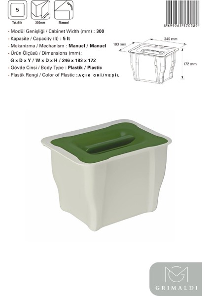 Askılı Haki Çöp Kutusu, Pratik ve Şık Temizlik Çözümü indirimleri