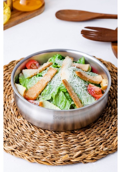 Paslanmaz Çelik Salata ve Meyve Kasesi 20 Cm, Dayanıklı ve Şık Tasarım modelleri