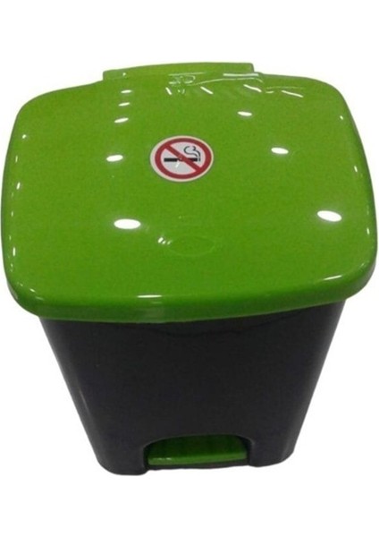 Yeşil Plastik Pedallı Çöp Kovası 25 Litre, Dayanıklı ve Şık Tasarım