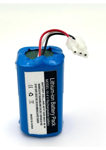 HS17 Robot Süpürge 3200 mAh 14.4V Batarya – Orjinal Uyumlu Uzun Ömürlü, Yüksek Performans Pil modelleri