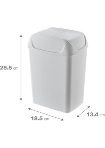 Çok Renkli Svingi Çöp Kutusu 5 Lt Beyaz Yeni Tasarım fiyatları