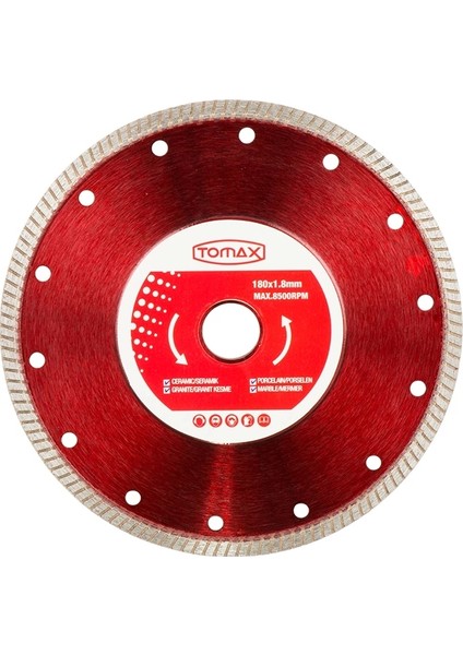 Seramik Fayans Kesici Disk - 180X1,8X22