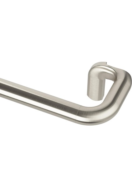 Alacakaranlık Perde Çubuğu Seti - Sarılı Tasarım Karartma Veya Oda Karartma Panelleri Için Ideal, 70-200 Cm, Nikel