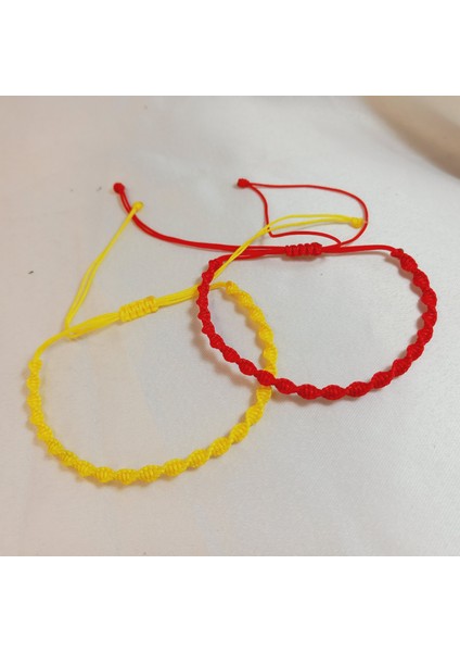 Galatasaray Sarı Kırmızı Makrome Örgü Taraftar Bileklik, El Yapımı Sarı Kırmızı Galatasaray Makrome Bileklik, Gs Renkli Makrome Örgü 2'li Bileklik, Unisex Taraftar Makrome Bileklik fırsatları