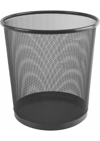 Şeffaf Fileli Çöp Kovası 28CM, Beyaz, Pratik ve Şık Tasarım