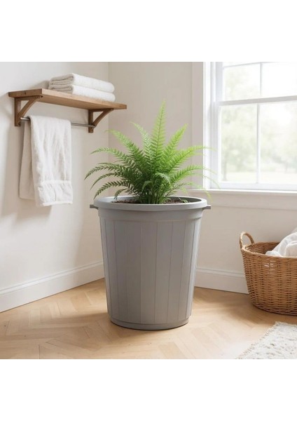 Estetika Megakova Gri Çöp Kutusu, Pratik ve Şık Atık Toplama Çözümü indirimleri