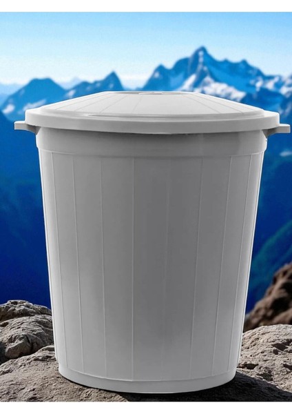 Estetika Megakova Gri Çöp Kutusu, Pratik ve Şık Atık Toplama Çözümü