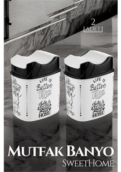 Renkli Çok Amaçlı Çöp Kovası Seti, Pratik ve Şık Ev Gereçleri