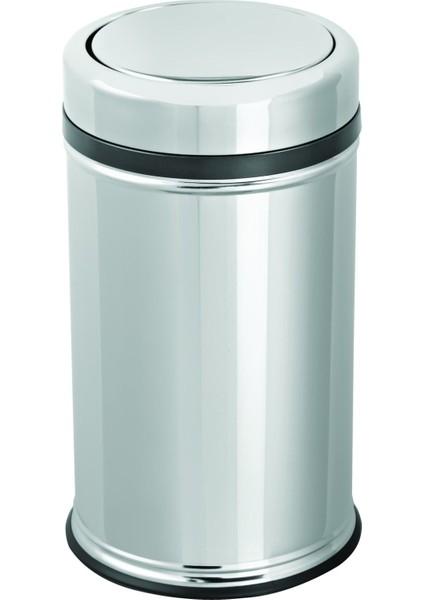 Pratik 11 Litre Kapaklı Çöp Kutusu Bej Renkli