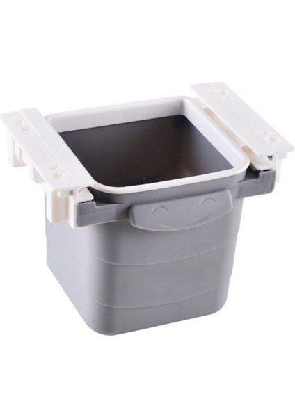 Pratik Mini Masa Çöp Kovası, Tezgah Altı Geri Çekilebilir, Yapışkanlı, Görünmez