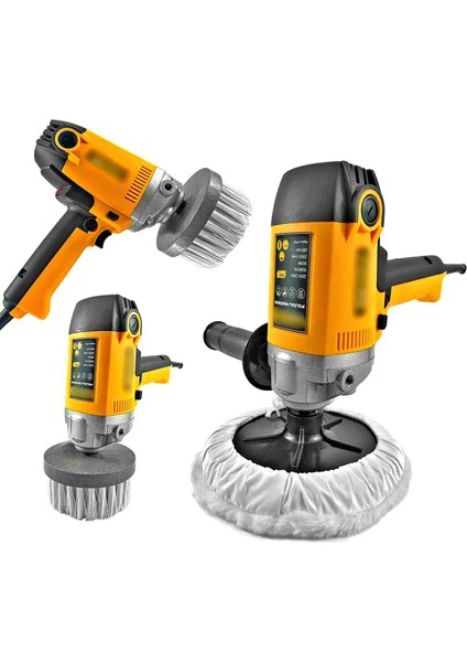 900 Watt Devir Ayarlı Zımpara Parlatma Koltuk Yıkama ve Polisaj Makinası Polisaj indirimleri