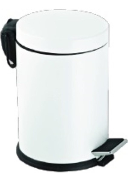 Beyaz 5l Banyo Çöp Kovası, Şık ve Pratik Temizlik Aksesuarı