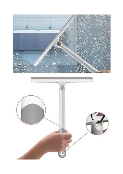 360 Derece Oynar Başlıklı Silikon Çekçek, Cam Silme Aparatı: Etkili Temizlik Için Esnek Tasarım modelleri