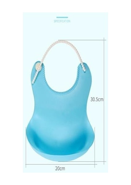 Omb Store Çocuk Bebek Mama Önlüğü Dökülme Engelleyici Bükülebilir Mavi indirimleri