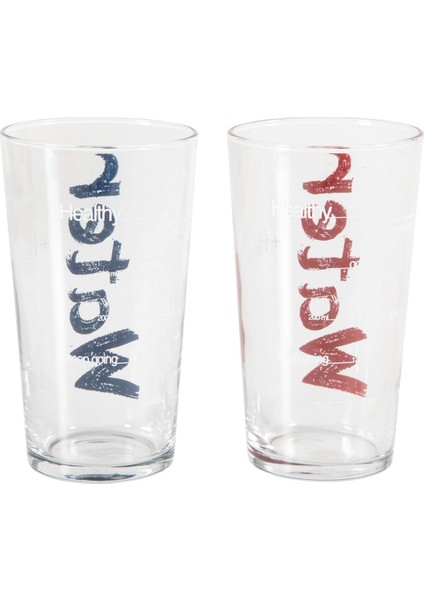 Şişe Seti 570 Ml, Mavi ve Kırmızı, 2'li Paket indirimleri