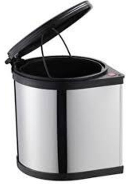 11 Litre Dolap Içi Çöp Kovası, Kapağıyla Temiz ve Kullanışlı Tasarım