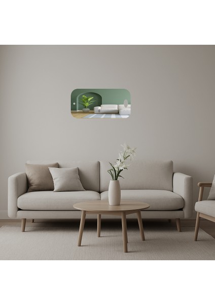 Modern Desenli Dekoratif Sunum Panosu - MRS7337-1460