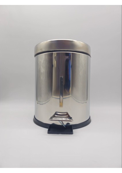 Parlak Krom Pedal Çöp Kovası, Paslanmaz Çelik, 5 Litre, Şık ve Dayanıklı Tasarım modelleri