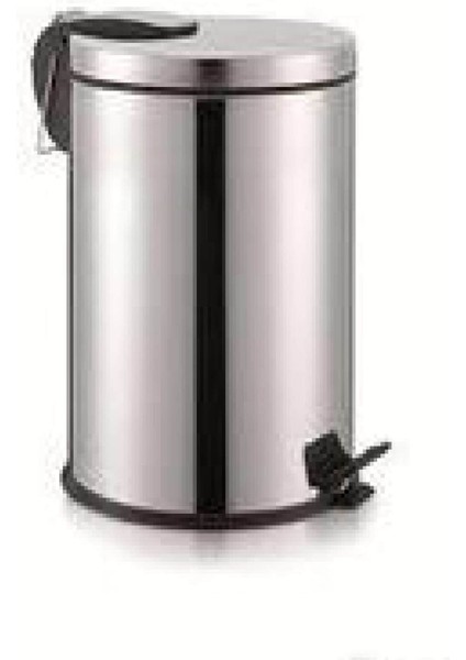 Gri Renkli 5l Pedallı Çöp Kutusu, Pratik ve Şık Tasarım