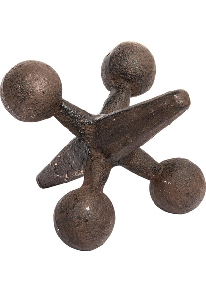 Co-Op Retro Dekoratif Cast Iron Jack, Rust