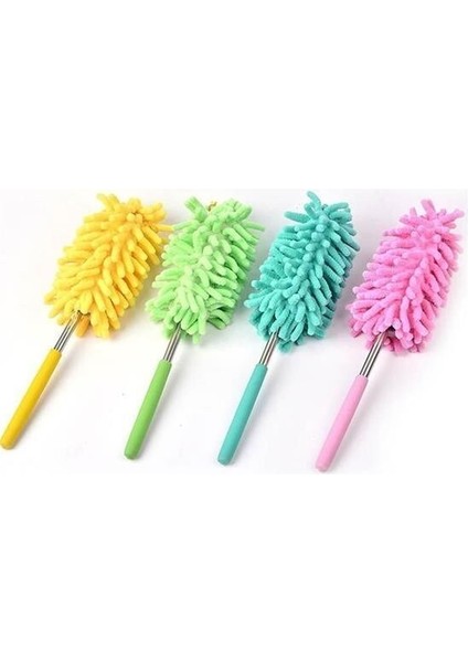 OMB Store Teleskopik Mikrofiber Pratik Uzayabilen Toz Alma Fırçası Aparatı