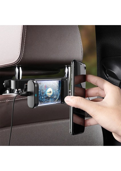 Baseus Arka Koltuk Kablosuz Telefon Tutucu Wireless 15W Hızlı Şarj Cihazı - Ene - MRS9955-8281 modelleri