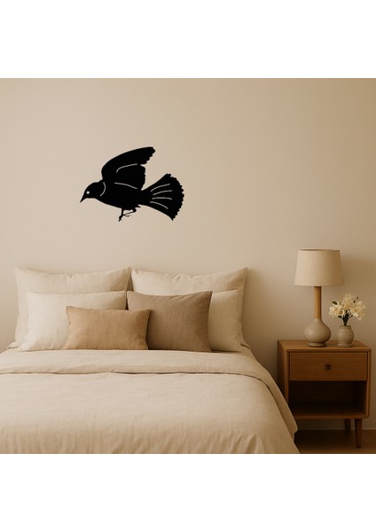 Kanat Çırpan Kuş Mdf Sanat Tablosu - MRS2287-4136