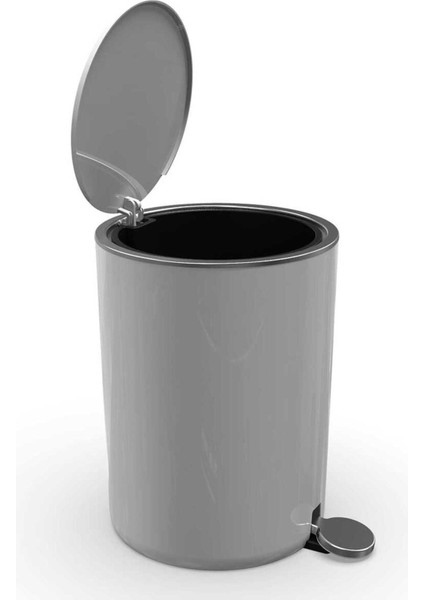 Gri 5 Lt Pedallı Çöp Kovası, Pratik ve Şık Tasarım modelleri