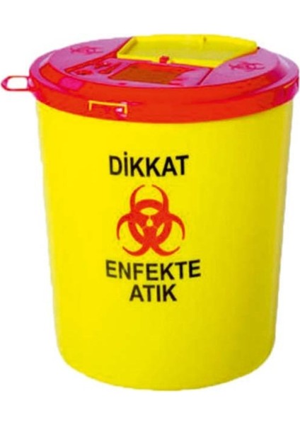 Renkli 5l Tıbbi Atık Kovası, Hijyenik ve Kullanışlı Sağlık Ekipmanı