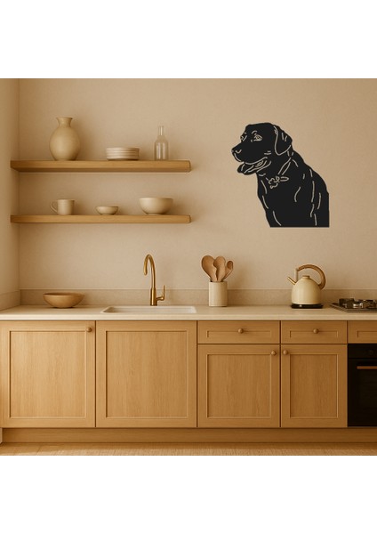 Sevimli Köpek Yüzü Mdf Duvar Sanatı - MRS7189-2980 fiyatları