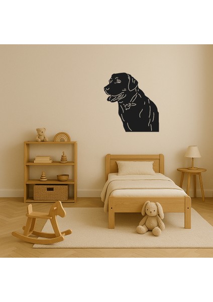 Sevimli Köpek Yüzü Mdf Duvar Sanatı - MRS7189-2980 modelleri