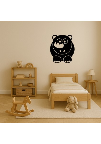 Bebek Gergedan Yüzü Mdf Duvar Dekoru - MRS2959-5685 modelleri