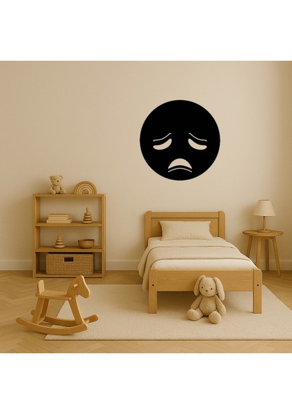 Üzgün Emoji Dekoratif Duvar Süsü - MRS1344-3540 modelleri