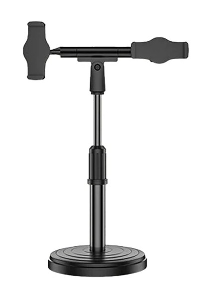 Ally Masaüstü Youtube Tiktok Canlı Yayın Çift Telefon Tutucu STAND-(1903) - MRS6038-9221