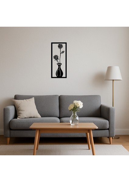 Çiçek Motifli Dekoratif Iç Mekan Tablo - MRS1639-9219 fırsatları