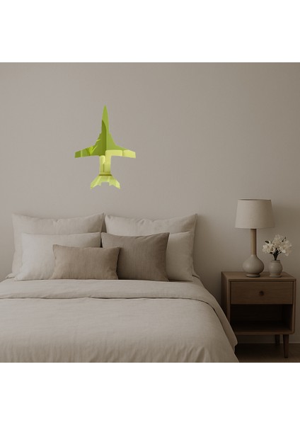 Klasik Uçak Motifli Altın Aynalı Tablo - MRS4592-5984 fiyatları