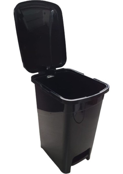 15 Lt Siyah Slim Pedallı Plastik Çöp Kutusu, Pratik ve Şık Tasarım modelleri