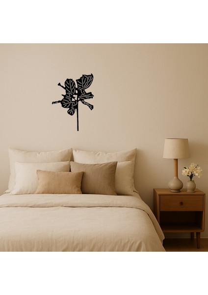 Modern Çiçek Desenli Duvar Sanatı - MRS9747-8890